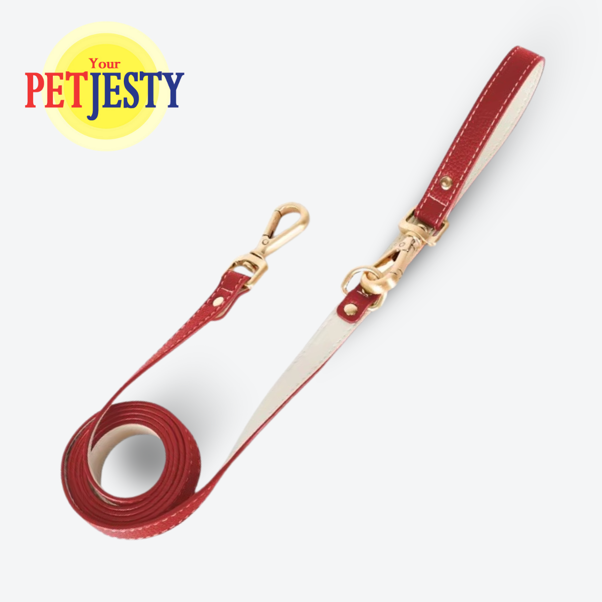 Your Petjesty Luxury Leather Dog Lead