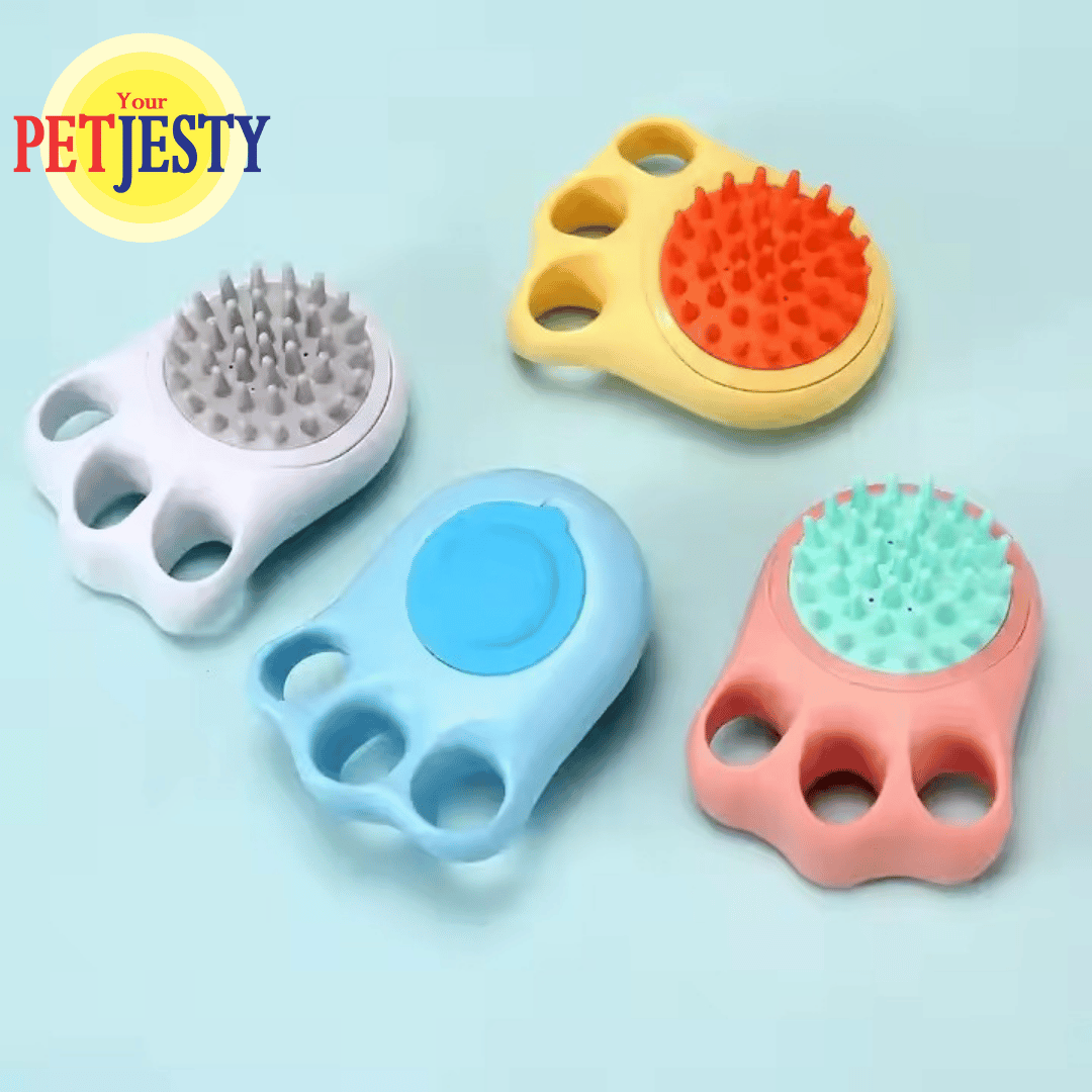 Silicone Massage Shampoo Brush - Cats & Dogs