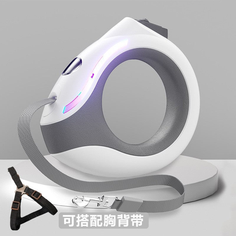Retractable Dog Lead, Extendable with LED light