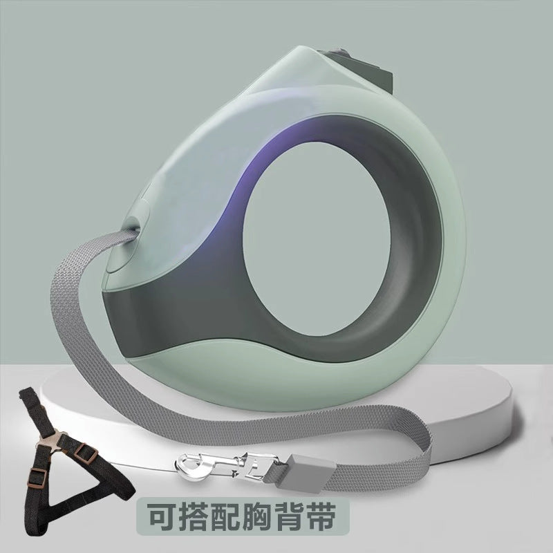 Retractable Dog Lead, Extendable with LED light